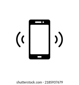 Phone Signal Icon Simple Solid Style Stock Vector (Royalty Free ...