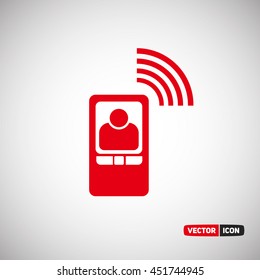 Phone with Signal. Vector Eps. 10