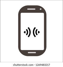 PHONE SIGNAL VECTOR ICON
