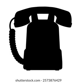 Phone silhouette vector icon sign symbol illustration design.
