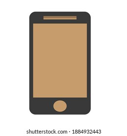 phone simple clip art vector illustration