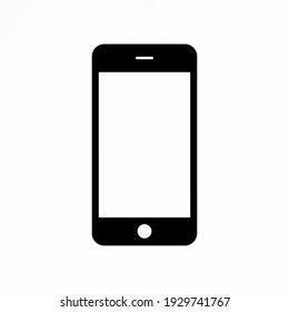 phone simple clip art vector illustration