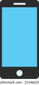 phone simple clip art vector illustration  EPS10

