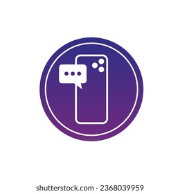 Phone simple flat icon. Can be used for printing, mobile and web applications.