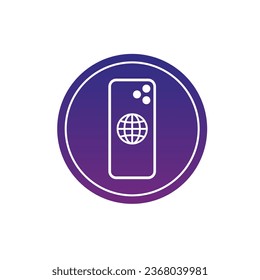 Phone simple flat icon. Can be used for printing, mobile and web applications.