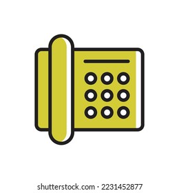 Phone Simple Icon Vector Illustration