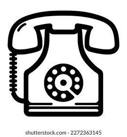 Phone Simple Icon. Vector Illustration.