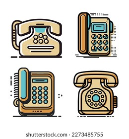 Phone Simple Icon. Vector Illustration.
