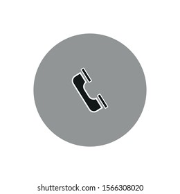 phone simple shapes vector icon