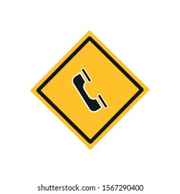 phone simple shapes vector icon