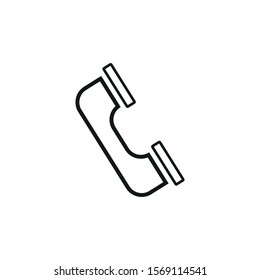 phone simple shapes vector icon