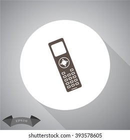 Phone simple vector icon