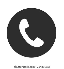 Phone simple vector icon.