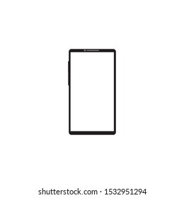 phone, smart phone, device icon or symbol mobile, modern flat design.
