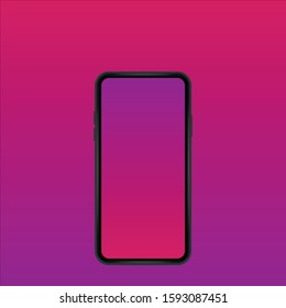 phone smart vector isolated icon telephone screen