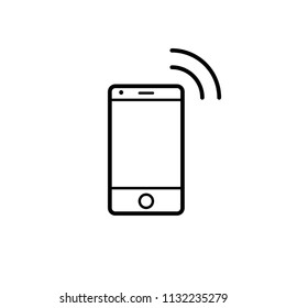 phone, smartphone, gadget icon vector template