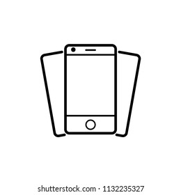 phone, smartphone, gadget icon vector template