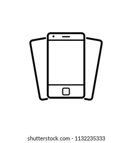 phone, smartphone, gadget icon vector template