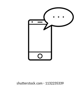 phone, smartphone, gadget icon vector template