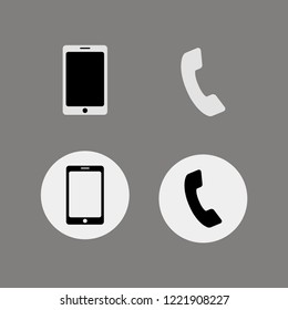 Phone and smartphone icon