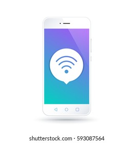 Phone - smartphone - internet - wifi icon