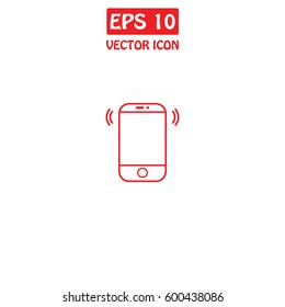 Phone, Smartphone Outline Vector Icon.