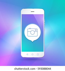 Phone - smartphone - photo - camera icon