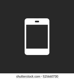 Phone Smartphone symbol sign silhouette icon on background