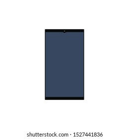 phone or smartphone vector design, icon or symbol web, app.
