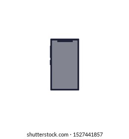 phone or smartphone vector design, icon or symbol web, app.