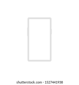 phone or smartphone vector design, icon or symbol web, app.