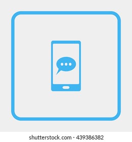 Phone sms icon.