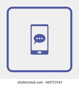 Phone sms icon.