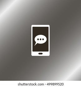 Phone sms icon.