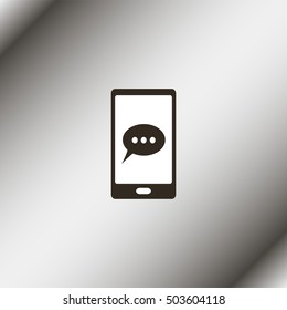Phone sms icon.