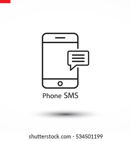 Phone sms icon
