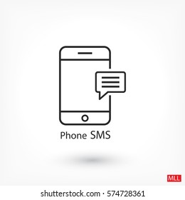 Phone sms icon