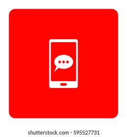 Phone sms icon.