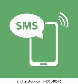 Phone SMS icon vector illustration