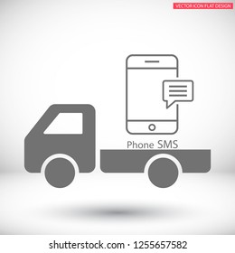 Phone sms Vector icon
