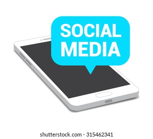 Phone Social Media Bubble