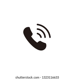 Phone solid icon vector. Call center icon. phone golden ratio flat icon, black glyph, vector, eps 10. Call center, costumer service icon. Perfect for web and mobile