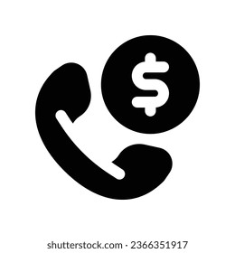 phone solid icon. vector icon for your website, mobile, presentation, and logo design.