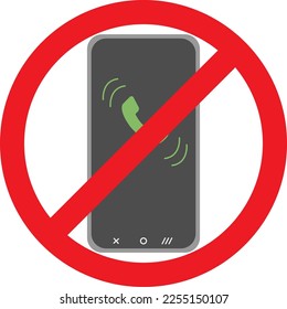 Phone sound barring icon set vector