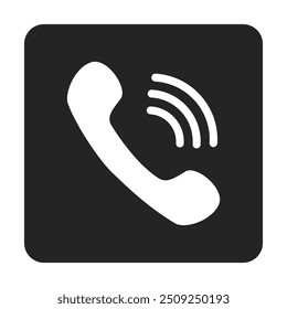 Phone Speaker Icon Stock Vector Illustration Flat Design On a Transparent Background.