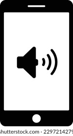 phone speaker megaphone loudspeaker volume Glyph