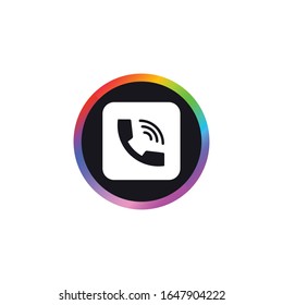 Telefon-Lautsprecher - Modern Button Icon