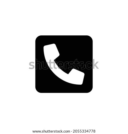 phone square alt Icon. Flat style design isolated on white background. Vector illustration