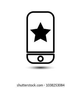 Phone with a star