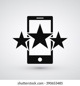Phone and Star Icon